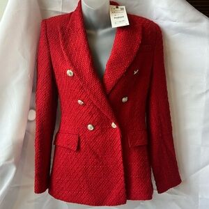 Tweed pink Zara blazer